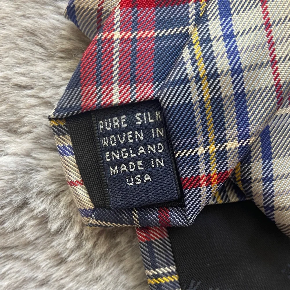 Brooks‎ Brothers Pure Silk Classic Plaid Tie